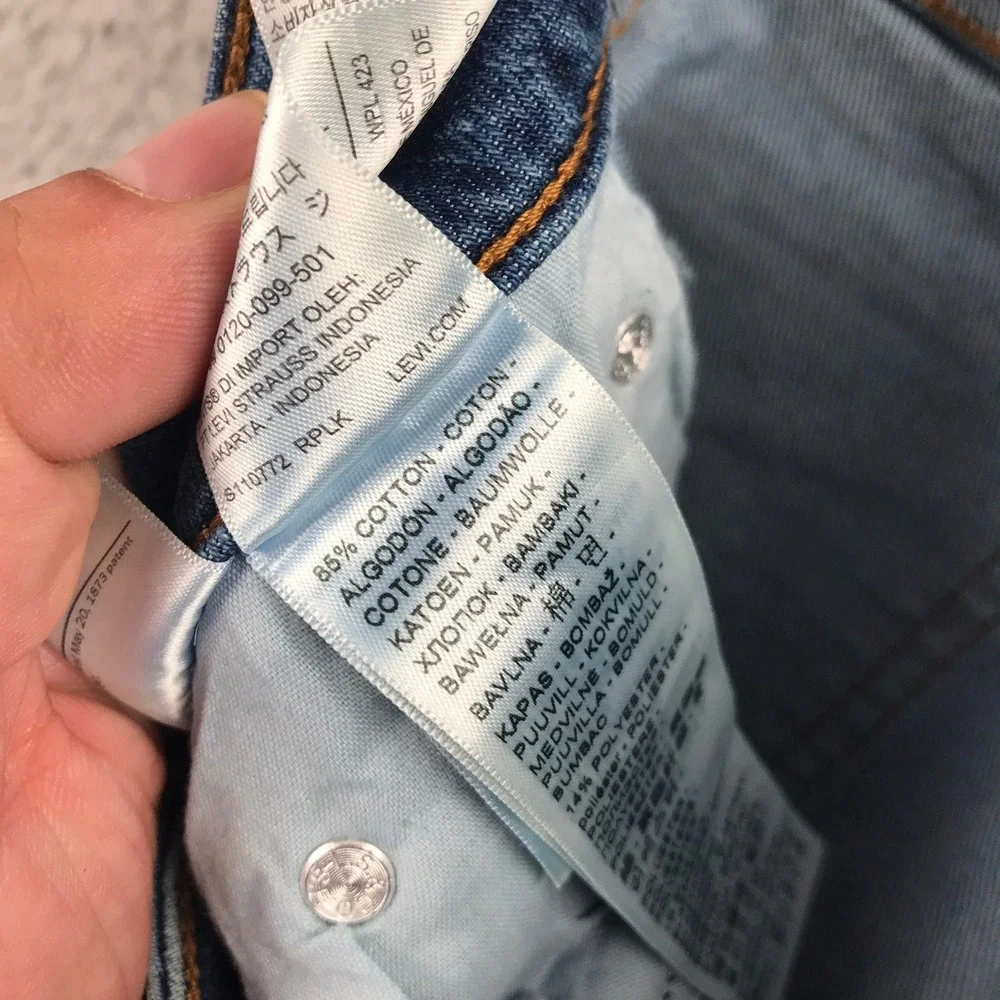 Levis Superlow Bootcut Jeans Women 26 Blue Low Rise Slim Stretch Denim NEW NWT